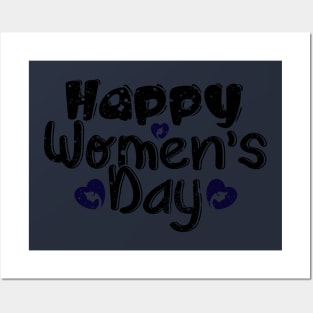 Happy Women's Day 8th march Posters and Art